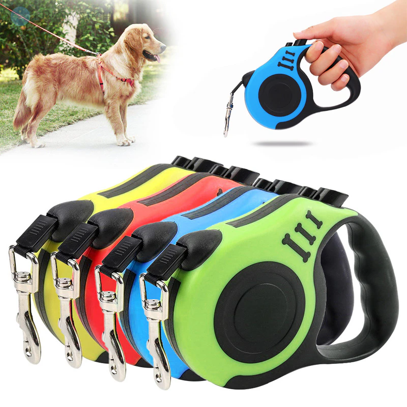 Автоматичний висувний повідець для собак Retractable dog leash (3 м.)