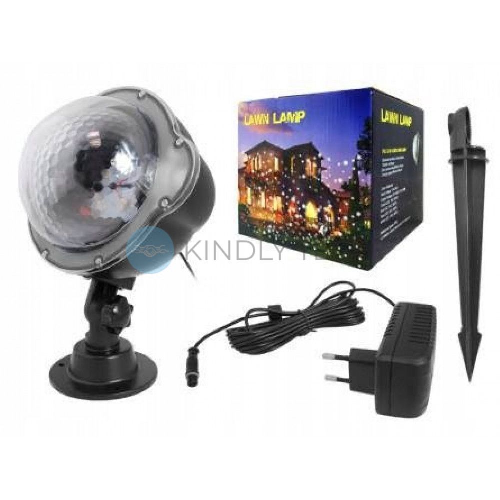 Цветной лазерный проектор Snow flower Lamp