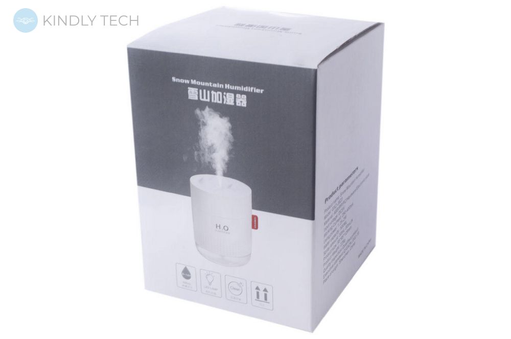 Портативный увлажнитель воздуха большой H2O Humidifier, Белый