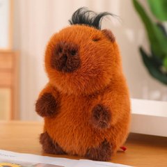 Плюшевая мягкая игрушка сидящий Капибара Capybara, 43см