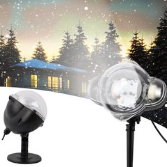 Цветной лазерный проектор Snow flower Lamp
