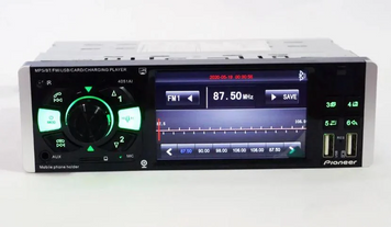 Автомагнитола 1DIN 4051AI с дисплеем 4,1" Bluetooth/USB/SD/Full HD видео
