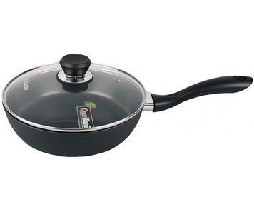 Сковорода традиційна з кришкою Maestro, 24см MR-1205-24