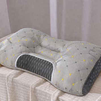 Подушка з волокном Тенцель Tencel для сну, 70*40 см, Сіра
