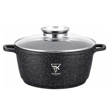 Каструля 28 см Top Kitchen TК00052 6.6л Чорна