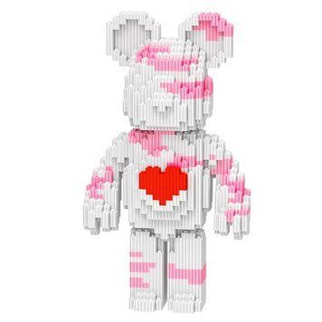 Конструктор Magic Blocks в виде мишки Bearbrick &ldquo;Сердце&rdquo; 40,5 см, 3031 деталь