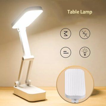 Настільна акумуляторна лампа Digad 1956 24LED 3W PowerBank 6000 mAh 3 режими