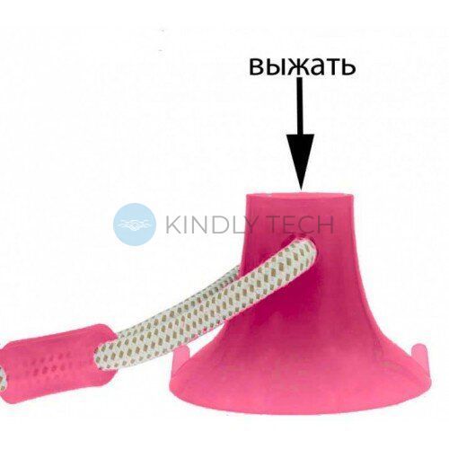 Іграшка для собак канат на присоску Dog Toy Rope PULL Red