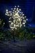 Світлодіодне декоративне дерево з квітами 1,3м, колір ламп - теплий, стовбур чорний