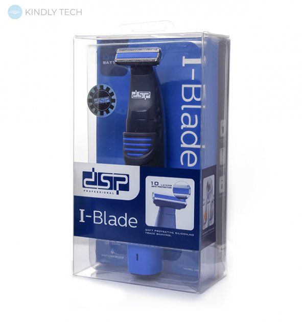 Тример для бороди та вусів 2в1 DSP 5W IPX5 I-Blade Beard USB на акумуляторі