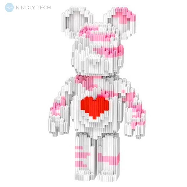 Конструктор Magic Blocks в виде мишки Bearbrick “Сердце”