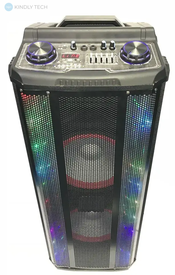 Потужна акустична система 80W із двома мікрофонами HS-TD1070 Bluetooth колонка