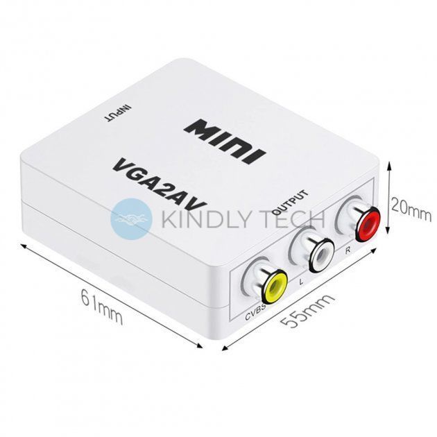 Конвертер универсальный VGA2AV MINI