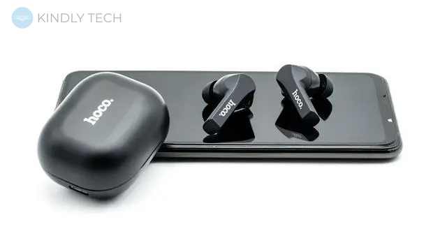 Беспроводные Bluetooth наушники в кейсе TWS HOCO ES34 Pleasure wireless headset