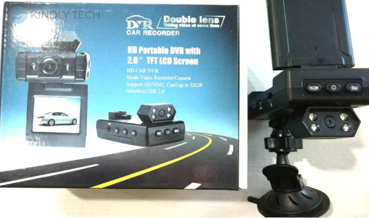 Автомобильный видеорегистратор Double Lens 2 камеры