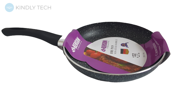Сковорода з антипригарним мармуровим покриттям Benson BN-546 22 х 4.3 см