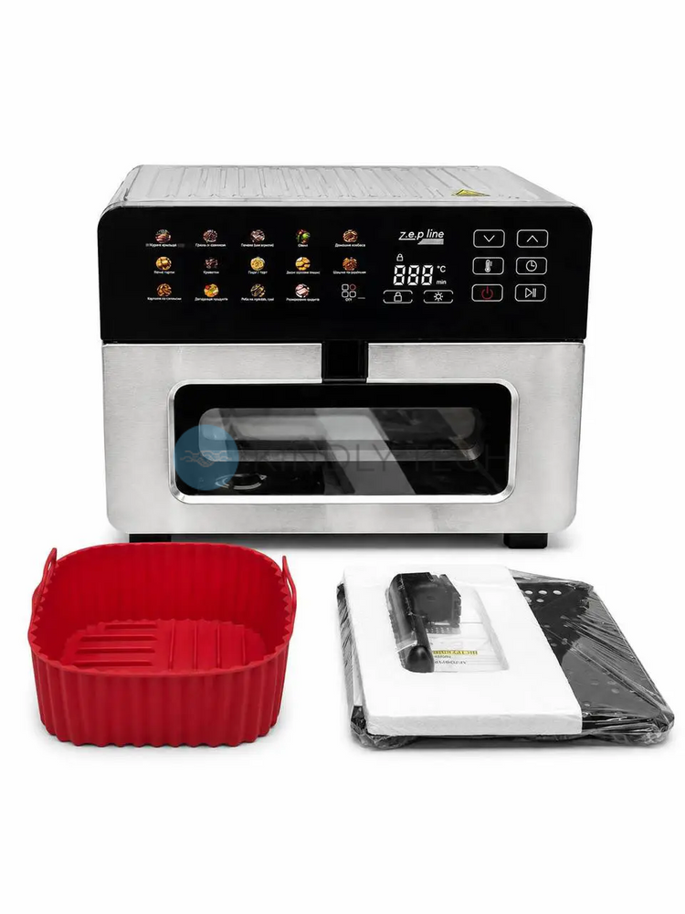 Мощная аэрофритюрница Pro Zepline ZP-00367 15 л 2200 Вт