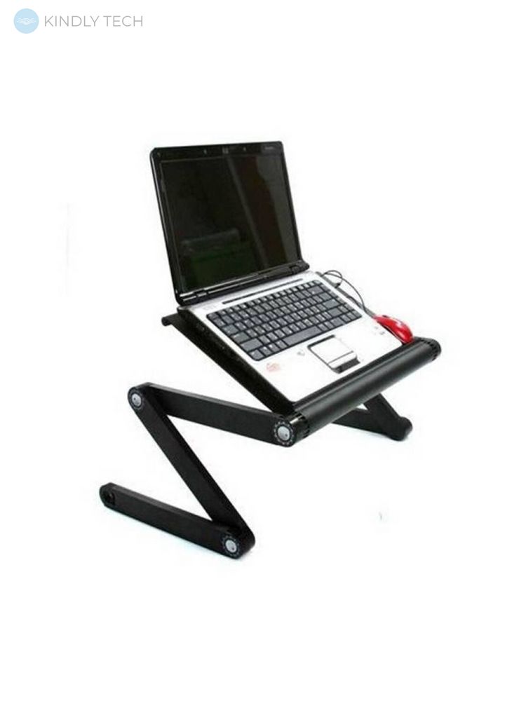 Столик - трансформер для ноутбука LAPTOP TABLE T8 з охолодженням