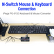 Перехідник для клавіатури та мишки USB IPega 9133 до PS4/XBox/Switch