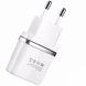 Зарядний пристрій HOCO C12 на 2USB 5W/2.4A + кабель Lightning (Iphone), White