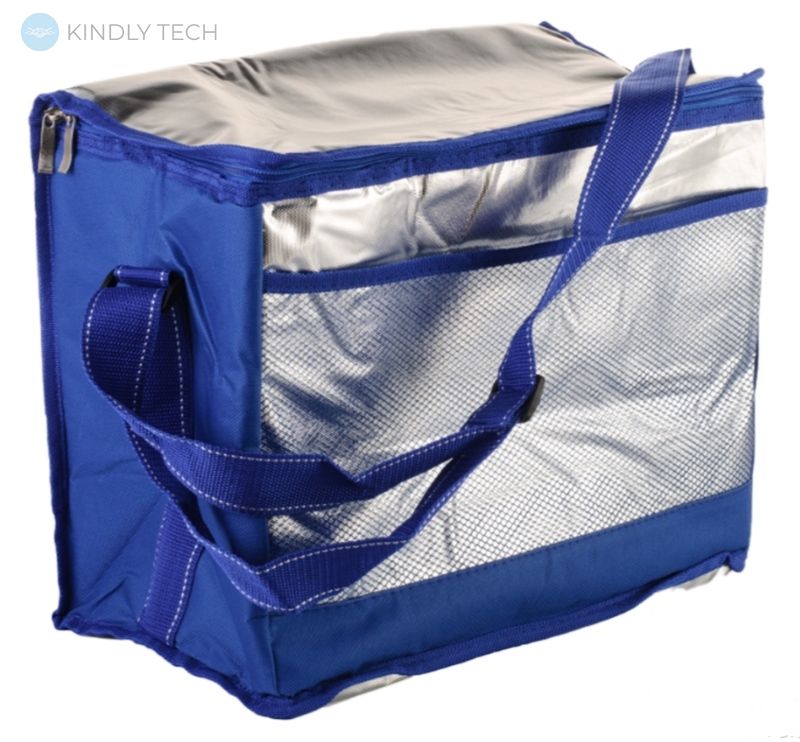 Термосумка ізотермічна сумка-холодильник об'ємом 25 літрів, Blue