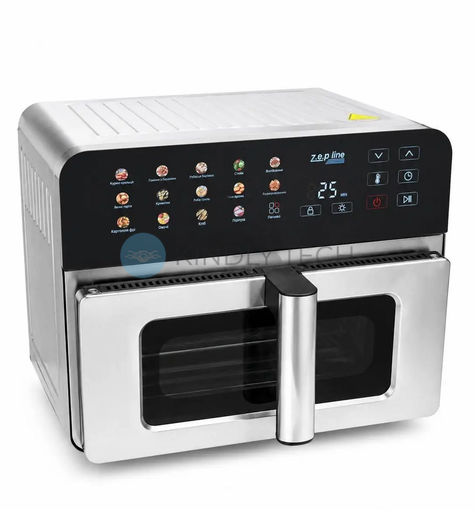 Мощная аэрофритюрница Pro Zepline ZP-00367 15 л 2200 Вт