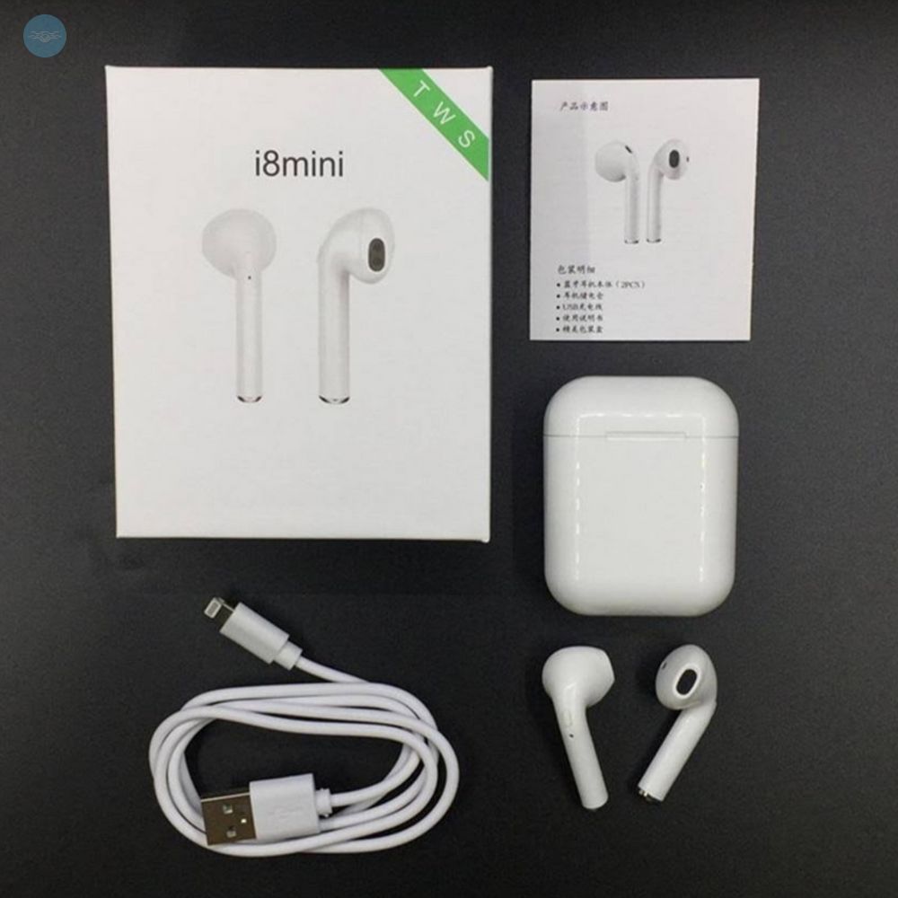 Бездротові Bluetooth навушники l8 mini TWS, White