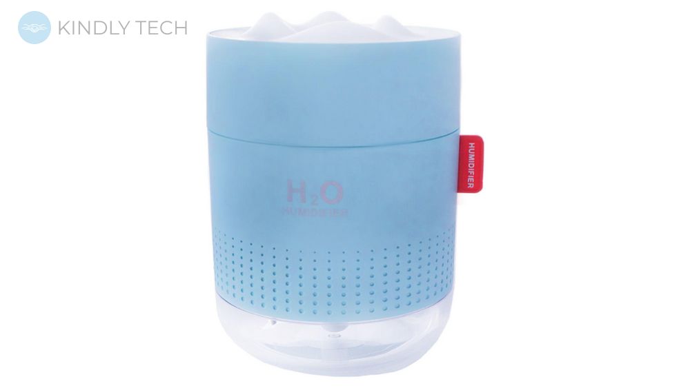 Портативный увлажнитель воздуха большой H2O Humidifier, Синий