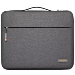 Сумка для ноутбука Чехол для ноутбуков Дипломат 15.6" — WiWU Pilot Sleeve — Gray