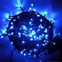 Гирлянда RD-7067 300LED Провод-Чёрный Цвет ламп-Синий