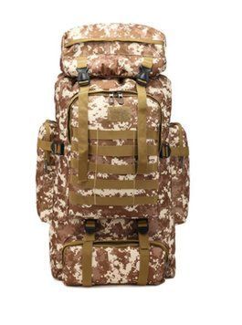 Тактический военный рюкзак 80L 72&times;34&times;17 см коричневый пиксель