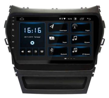 Автомагнитола Штатная Hyundai Santa Fe 2012-2014/IX45 9" Android 10.1 (4/32Гб)