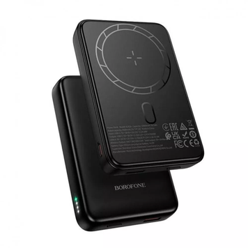 Універсальний повербанк Borofone BJ82A 10000 mAh 20W MagSafe бездротова зарядка