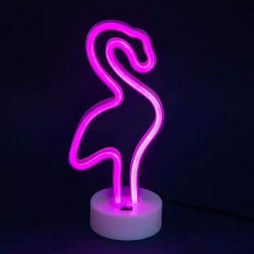 Ночной неоновый светильник &mdash; Neon Amazing &mdash; Flamingo Pink