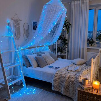 Гирлянда &laquo;Диод&raquo; RD-9031, 100 LED, 10 м, белый провод, синее свечение