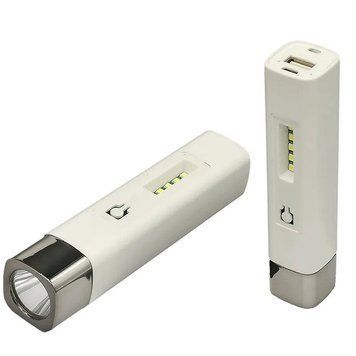 Кишеньковий якісний ліхтарик SD-5867 з функцією Power Bank і бічними діодами