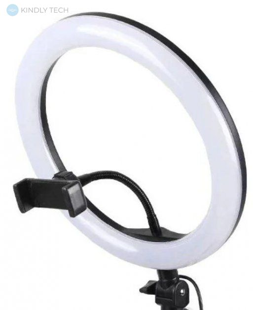 Кольцевая LED лампа RING FILL LIGHT M-33 с держателем для смартфона, диаметр 33 см