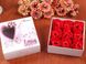 Подарочный набор мыла из девяти роз Flower gift box, Red