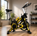 Профессиональный велотренажер Everfit Spin Bike 118 для дома с ременным приводом и LCD-дисплеем, Желтый