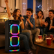 Портативная Bluetooth-колонка BTS-2120 60 Вт с двумя беспроводными микрофонами и караоке.