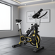 Профессиональный велотренажер Everfit Spin Bike 118 для дома с ременным приводом и LCD-дисплеем, Желтый