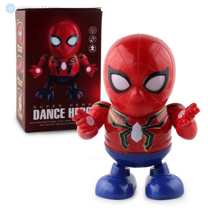 Интерактивная игрушка танцующий робот Человек Паук