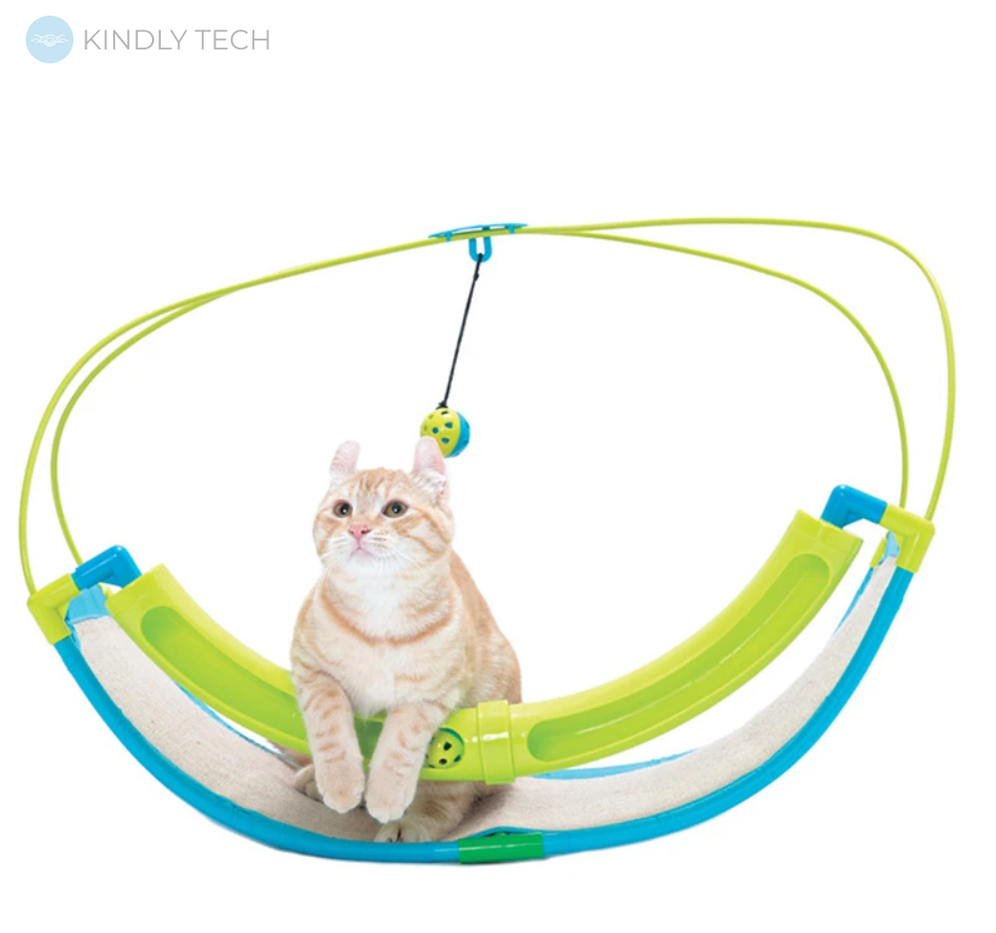 Лежанка Когтеточка-игрушка для кошек (Игра для Кошек) Play Scratcher 3 In 1