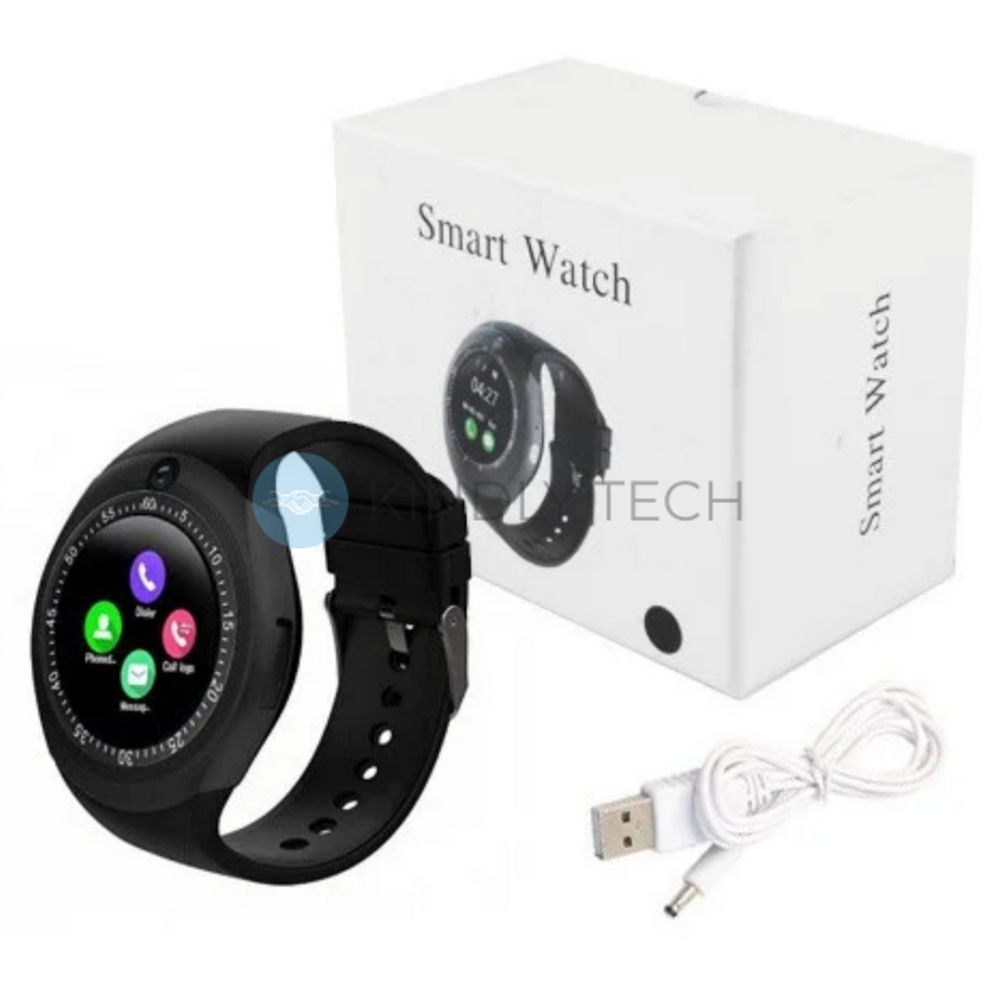 Розумний наручний смарт годинник Smart Watch Y1S, Black