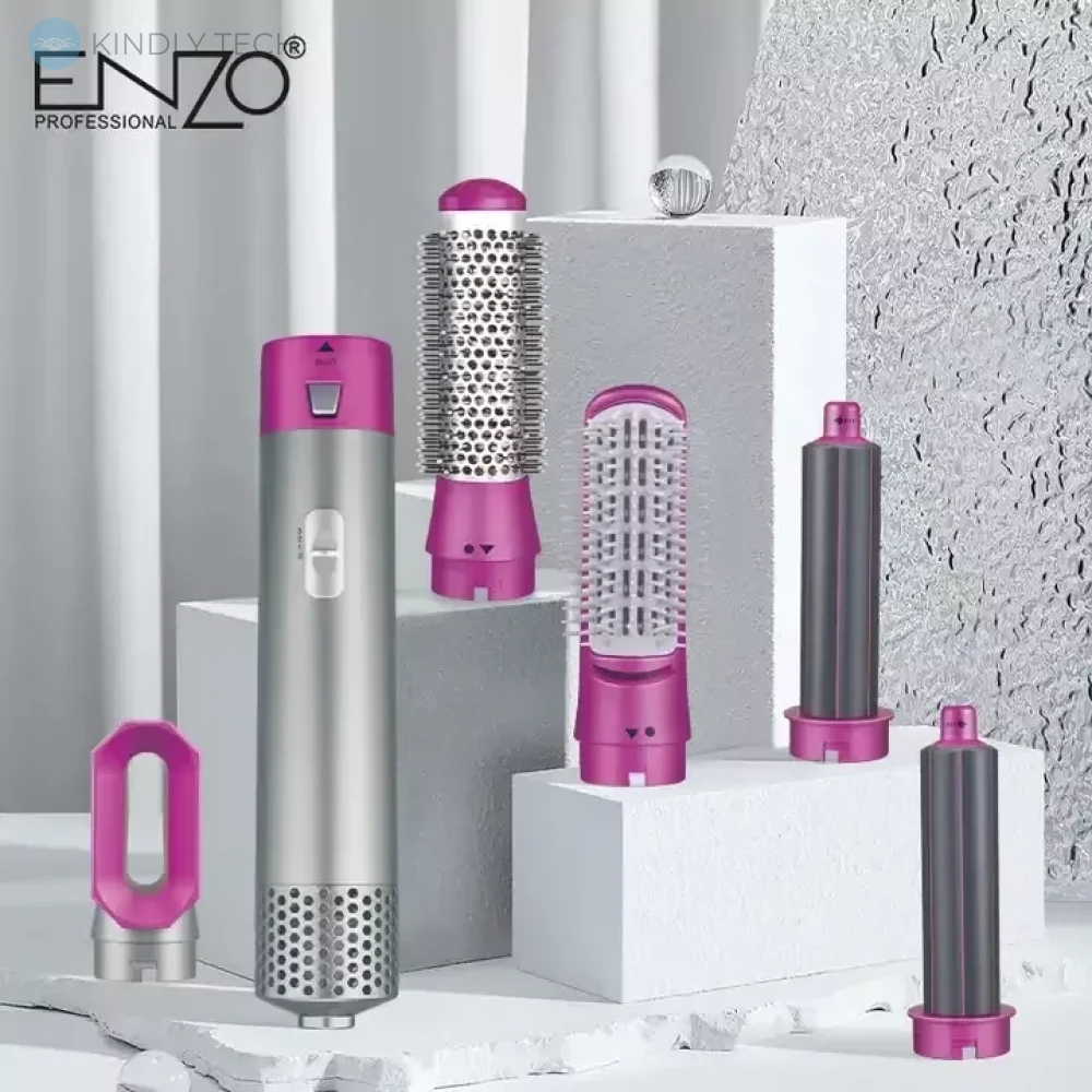 Фен мультистайлер ENZO EN-6206 5в1 для різних типів волосся, 1000 Вт