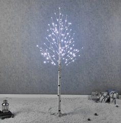 Светодиодное декоративное дерево 144LED 1,5 м цвет ламп - белый, ствол белый