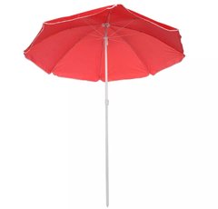 Пляжный, садовый зонт от солнца с наклоном 1.5 м, Red