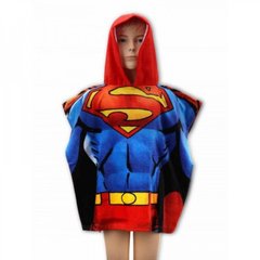 Пончо дитяче із мікрофібри Супермен 60 х 120 см