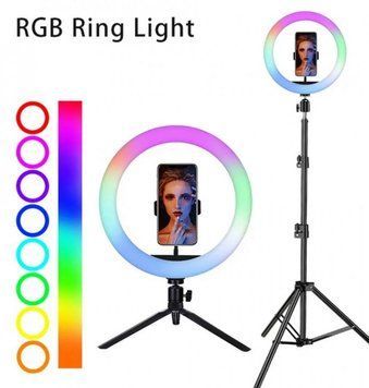 Кільцева LED лампа LJJ-36 RGB 36 см 14&rdquo; 192 Lights 39 RGB