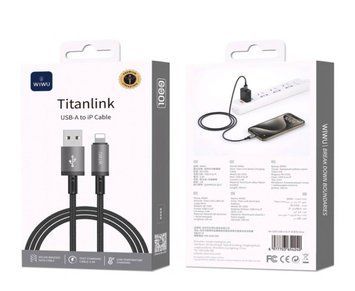 Кабель Lightning 2.4A (1m) &mdash; WiWU Titanlink Wi-C055